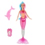 Кукла 29 см София русалка, двухцв вол, пласт хвост, в компл смен топ, дельфин КАРАПУЗ 66001M-D1-S-BB