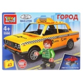 "Автоваз" конструктор "lada-2106 такси", 43дет. в кор. 5566-CY