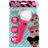 Микрофон 30+ песен и звуков ЛОЛ на блист. Умка , HT569-R10 Микрофон 30+ песен и звуков ЛОЛ на блист. Умка , HT569-R10