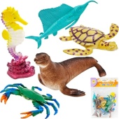 Набор животных Levatoys YSQ503-5A морские в пак.  615-268 / FCJ0719111