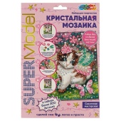 Кристальная мозаика 17х23 см супермодель животные МУЛЬТИ АРТ, CRYST-SMANIM