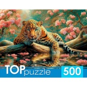 Пазл 500 Леопард на озере Ф500-2742 Пазл 500 Леопард на озере Ф500-2742