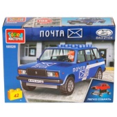 Конструктор lada-2104 почтовая СЛУЖБА, 42 дет. Город мастеров 50028-CY