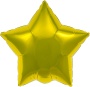 Шар (19/48 см) Звезда, Золото, 1шт., 757444