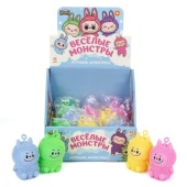 Игрушка ежик, веселые монстры, 4 цвета, дисплей Супер Жим   LBS-E-01RU-TREND
