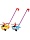 Каталка на палочке "Самолётик", 21х19х15,5 см (длина палки 53 см),цвет микс,в сетке ( Арт. КНП-1449)