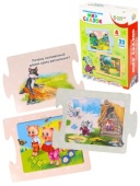BRIGHT KIDS. Развивающая игра-пазл. МИР СКАЗОК Арт. (ИН-1685)