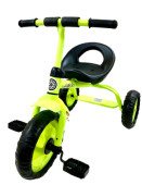 Трехколесный велосипед (зеленый, пер.кол.25см, зад.кол.20см, EVA) ВЛ-0864