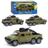 Хаки инерционная машинка Горный пикап die-cast,1:32, открывающиеся двери   FT1101-41 / 457693