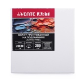 Холст на подрамнике 20x20 см грунтованный "ARTISTIC STUDIO" 100% хлопок 280 г/м², мелкое зерно, цвет