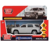 Машина металл "CADILLAC ESCALADE" 12см, открыв. двери, инерц, серебристый Технопарк, ESCALADE-SL