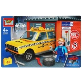 LADA конструктор lada-2106 в гараже, 66 дет. Город мастеров 33007-KK