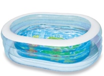 Бассейн надувной «Мои морские друзья», 163 х 107 х 46 см, от 3 лет, 57482