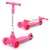 Самокат 3-х кол., розовый, PU, ABEC 7,нагрузка 30кг, U038204Y / 385658
