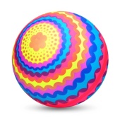 Мяч надувной PVC "Круговорот цвета" 22,5 см., 60 гр. (цвет микс)   00-3969 / 436613
