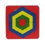 Мозайка  "Шестиугольник 1" 14х14 см, цвет, пакет