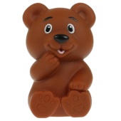 Игрушка для ванны мишка сетка, хенгтег КАПИТОШКА,   LXB336_340-1