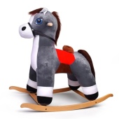 Качалка Конь Ветерок, цвет серый 98045501 / 518363