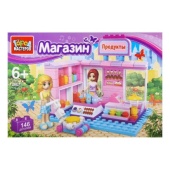 КОНСТРУКТОР "ГОРОД МАСТЕРОВ" МАГАЗИН, С ФИГУРКАМИ, AA-2007-R