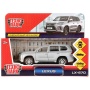 Машина металл "LEXUS LX-570" 12см, открыв. двери, инерц, СЕРЕБРИСТЫЙ LX570-SL