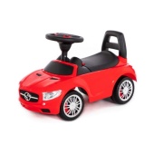 Каталка-автомобиль "SuperCar" №1 со звуковым сигналом (красная) 84460