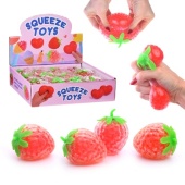 Игрушка-антистресс "Клубничка прозрачная" в коробке  00-1088 / 368823