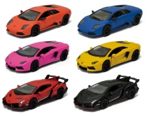 1:38 Lamborghini матовые 3 вида (Aventador LP 700-4/Murcielago LP640/Veneno) в инд.кор.5370WKT