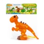 Конструктор-динозавр "Тираннозавр" (40 элементов) (в пакете), 76700