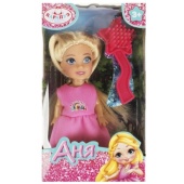 Кукла Анечка 12см, акс., кор КАРАПУЗ  ANNA-BF6-BB