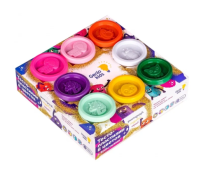 Набор для детской лепки "Тесто-пластилин с блестками, 8 цветов" TA2017