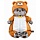 Игрушка Кот Басик в кигуруми "Медвежонок"  Ks25-298