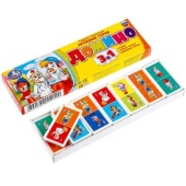 ДОМИНО ПЛАСТМАССОВОЕ "УМНЫЕ ИГРЫ" ЛЮБИМЫЕ ГЕРОИ К.ЧУКОВСКИЙ 3-В-1 227297