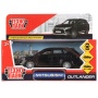 Машина металл "MITSUBISHI OUTLANDER" 12см, открыв. двери, инерц, черный в кор Технопарк, OUTLANDER-B