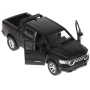 Машина металл DODGE RAM 1500 REBEL МАТОВЫЙ 13 см, двер, баг, инер, чер, кор. RAM1500-13MAT-BK