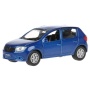 Машина металл RENAULT sandero, 12 см, двери, багаж., инерц. SB-17-61-RS-N(BU)-WB