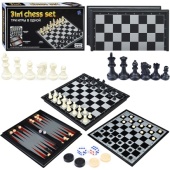 Игра 3 в 1 "Шахматы, шашки,нарды"   00-3176 / 420097