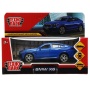 Машина металл BMW X6 длина 12 см, двери, багаж, инер, синий, кор. Технопарк X6-12-BU