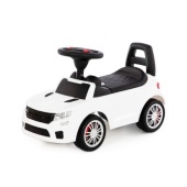 Каталка-автомобиль "SuperCar" №6 со звуковым сигналом (белая) 84606