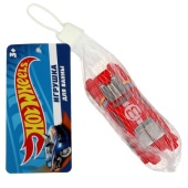 Игрушка для ванны красная машинка ХОТ ВИЛС 1 шт., сетка, хенгтег КАПИТОШКА  HOT-W2