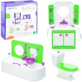 Ванная комната "Конфетти". Зеленая, С-1583 / 356986