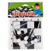 НАСТОЛЬНАЯ ИГРА "УМКА" ШАШКИ В БЛИСТЕРЕ С ХЭДЕРОМ МАЛОГО ФОРМАТА 234897