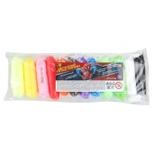 Легкий пластилин 12 цв. 10 гр, спайдер MultiArt   FLUFFY12-PAUK-142743