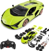 Машина р/у 1:18 lamborghini sian конструктор 72 дет. Rastar в кор. 97400-RASTAR