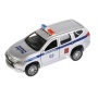 МАШИНА "ТЕХНОПАРК" МЕТАЛЛ. ИНЕРЦ. "MITSUBISHI PAJERO SPORT" ПОЛИЦИЯ 12СМ В КОР. PAJERO-S-POLICE