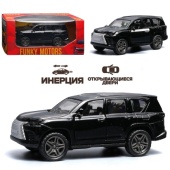Чёрная инерционная машинка die-cast , 1:32, с люком FT1101-25-74 / 517687