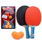 Набор для настольного тенниса (2 ракетки, 3 мяча) на блистере   00-3708 / 433656