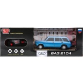 Машина ру LADA ваз-2104 свет, 18 см, синий, в кор. 2104-18L-BU