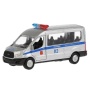 Машина металл FORD Transit полиция 12см, открыв. двери, инерц. Технопарк, SB-18-18-P-WB