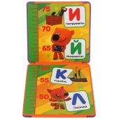 Умка. Ми-ми-мишки. Ростомер. Азбука. Книжка-пышка (ЕВА) - раскладушка. 160х160мм 271945