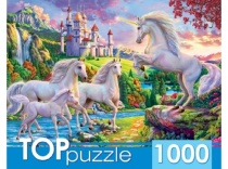 TOPpuzzle.Пазлы 1000 элементов.ХТП1000-2177 Сказочный мир единорогов